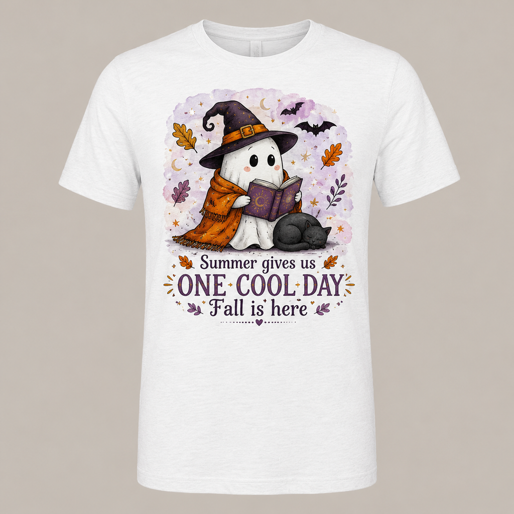 One Cool Day Ghost Tee | Fall & Halloween Shirt