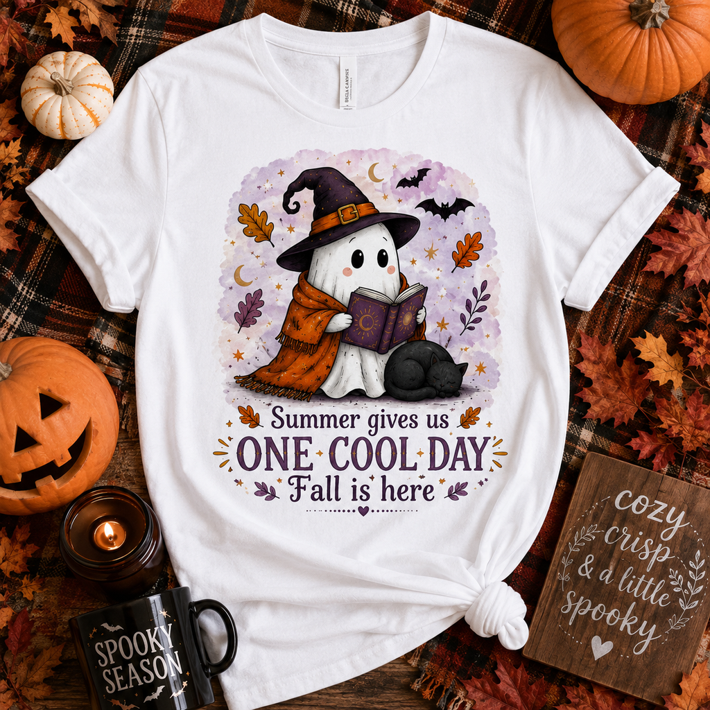 One Cool Day Ghost Tee | Fall & Halloween Shirt