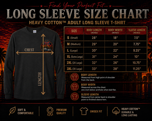 HSI Miami Special Victims Group Long Sleeve Graphic Tee – Limited Edition